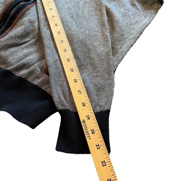 Daniel Bishop Collection Navy Trim-Zipup Cardigan sweater-100% Cotton-Size Large - Picture 11 of 15